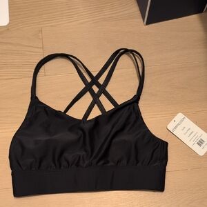 Chantelle Black Cross-Back Sports Bra